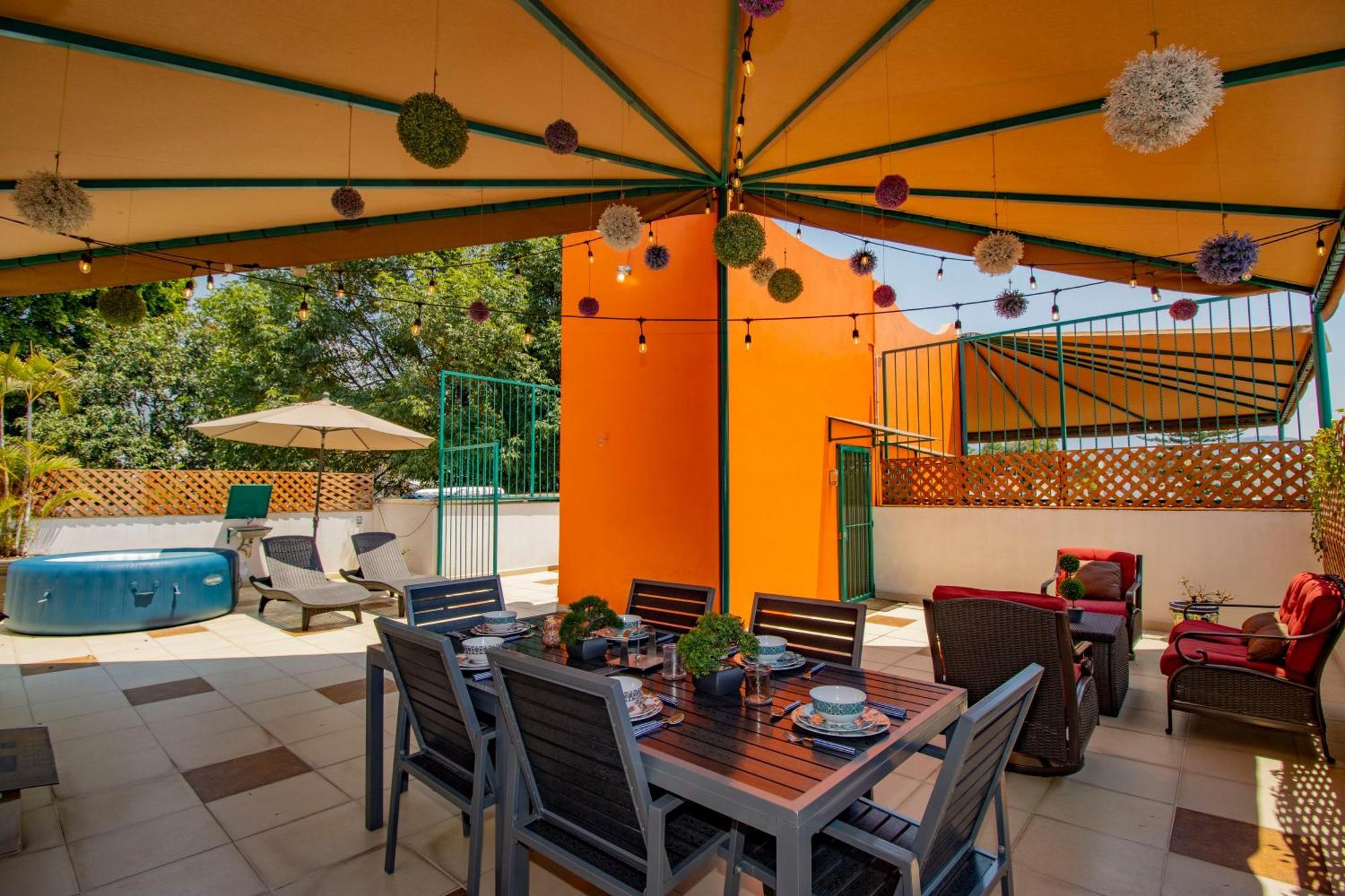 New! Bamboo Rooftop Villa Cuernavaca Eksteriør bilde